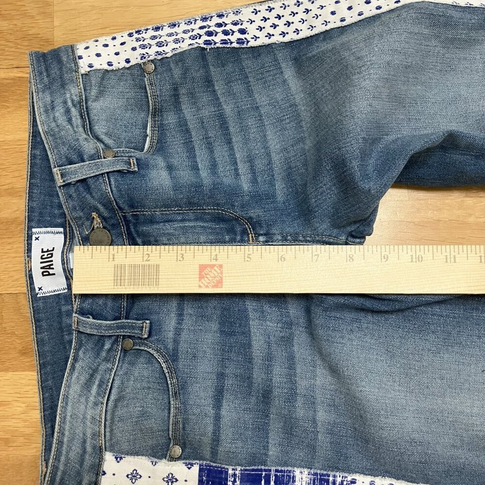 Paige Moroccan Indigo Tuxedo Verdugo Ultra Skinny Mid-Rise Jeans Size 27 - Picture 8 of 10